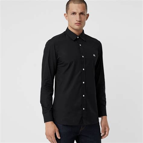 burberry contrast button down shirt|burberry button up shirt men.